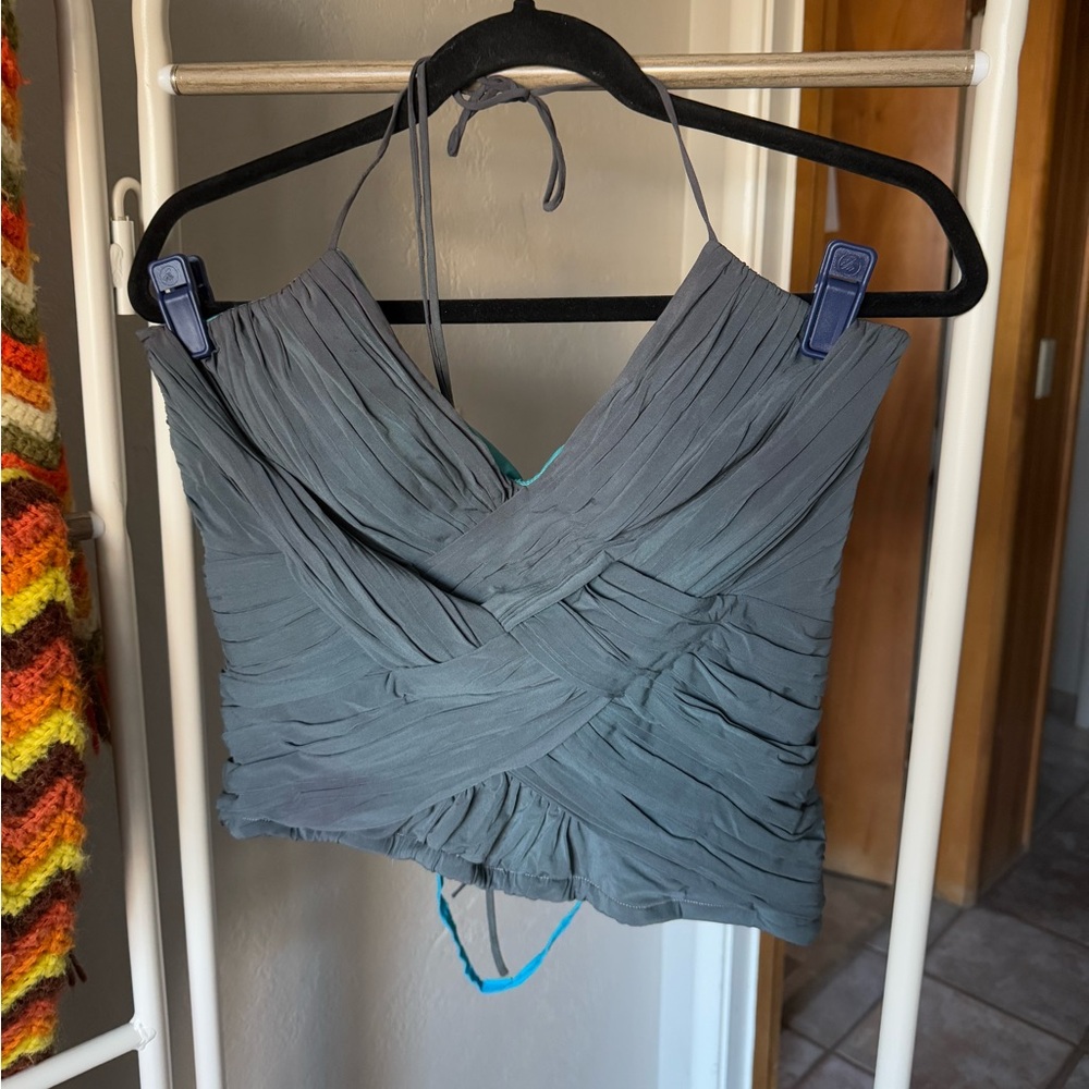 The Morgan Factory upcycled corset top